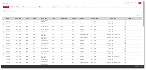 screenshot of Serrala Alevate AP